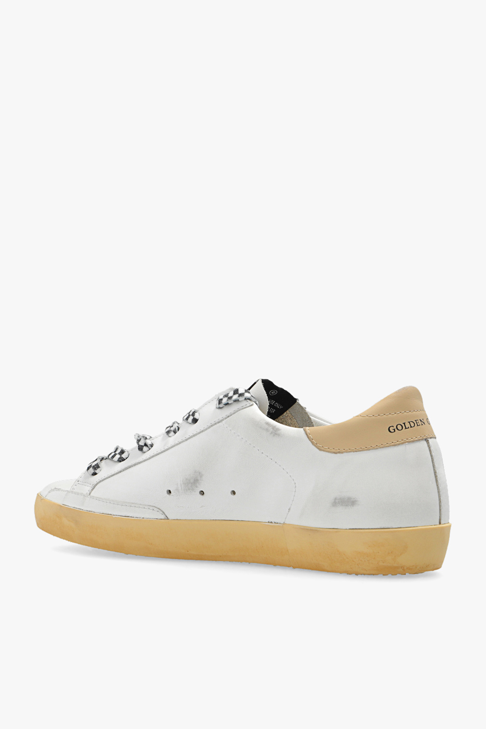 【関税込み】Golden  \"Super-Star\" sneakers Men's Super-Star with gold sparkle foxing and lettering